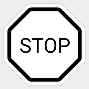 Stop Sticker